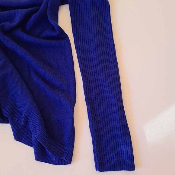Cupio Womens Royal Blue Long Sleeve Pull Over Sweater Knitted Size Small - Picture 8 of 12